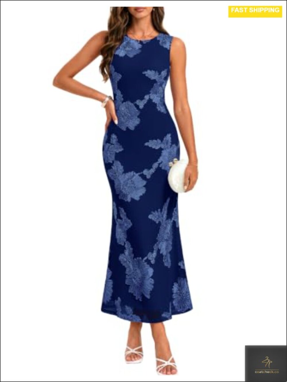 Sleeveless Mermaid Bodycon Mesh Wedding Guest Dress